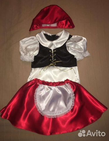 Костюм красной шапочки детский