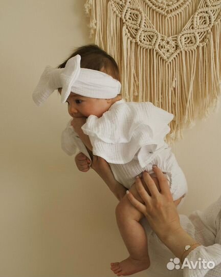 Боди из муслина 62-68