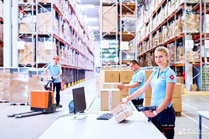 Работники склада. Работа Вахта/Москва
