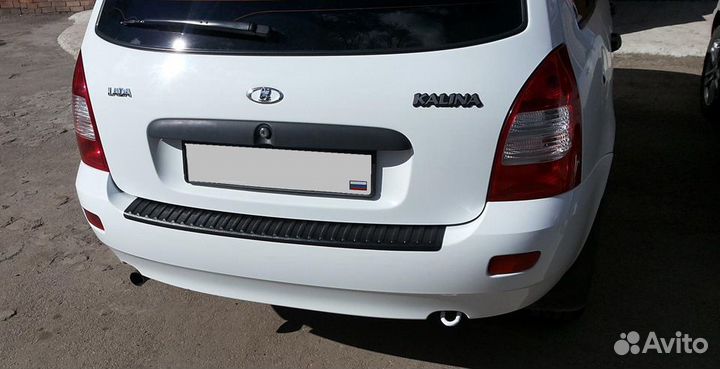 Накладка на задний бампер LADA kalina
