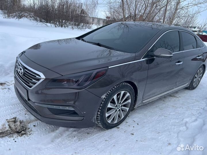 Hyundai Sonata 2.4 AT, 2015, 80 000 км