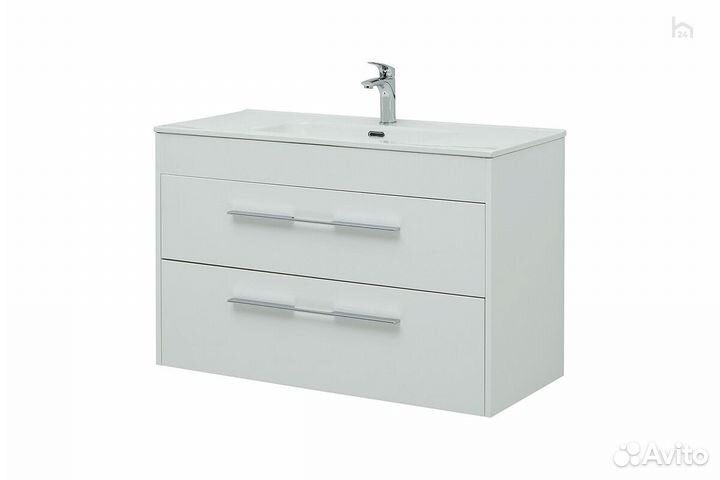 Тумба под раковину для ванной 100 (2 ящика) Август