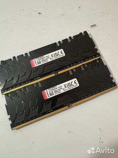 Kingston Fury 16 GB (2/8GB) 3200MHz DDR4