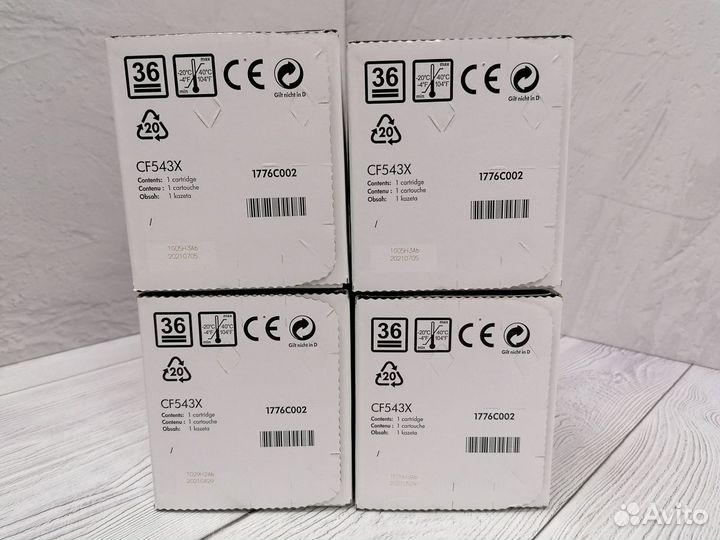 Картриджи оригинальные HP CF543X