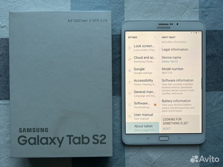 Samsung tab s2 t719 8’’