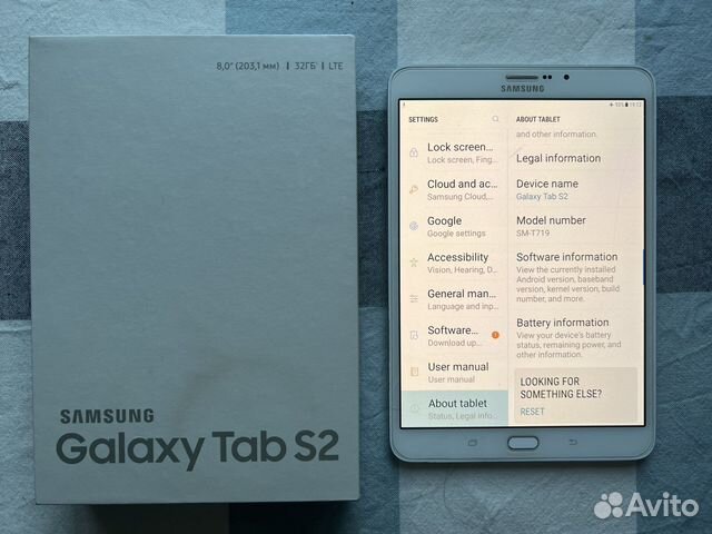 Samsung tab s2 t719 8’’