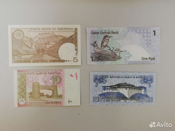 Банкноты Азиатских стран и Ближнего Востока