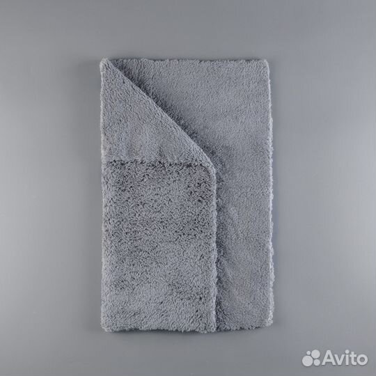 Микрофибровая тряпка серая