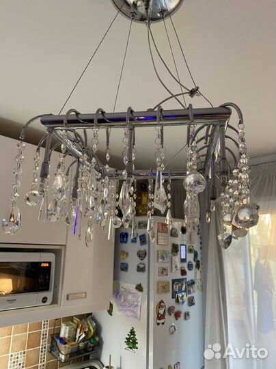 Светильник подвесной хрустальный