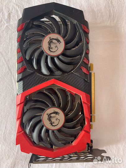 Видеокарта gtx 1050 ti MSI Gaming X