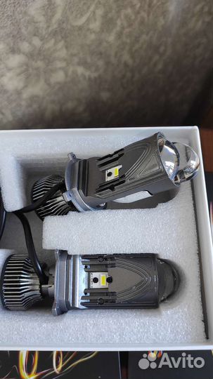 Матричные H4 led mini линзы