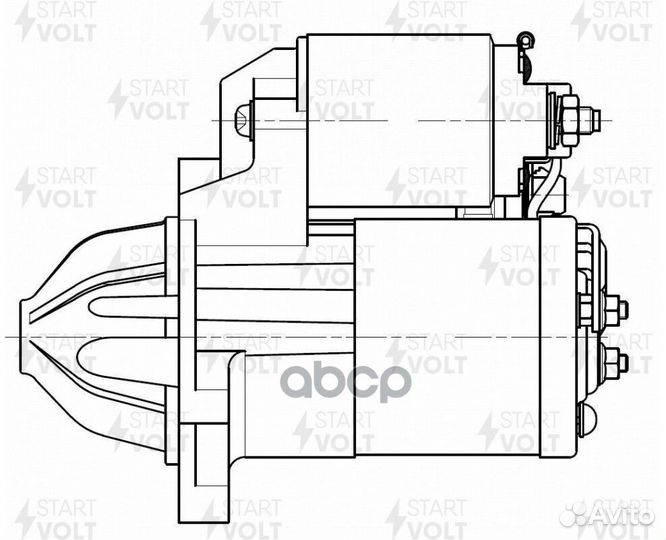 Стартер mazda 3 BL 08- 1.6I 1.2кВт LST2504