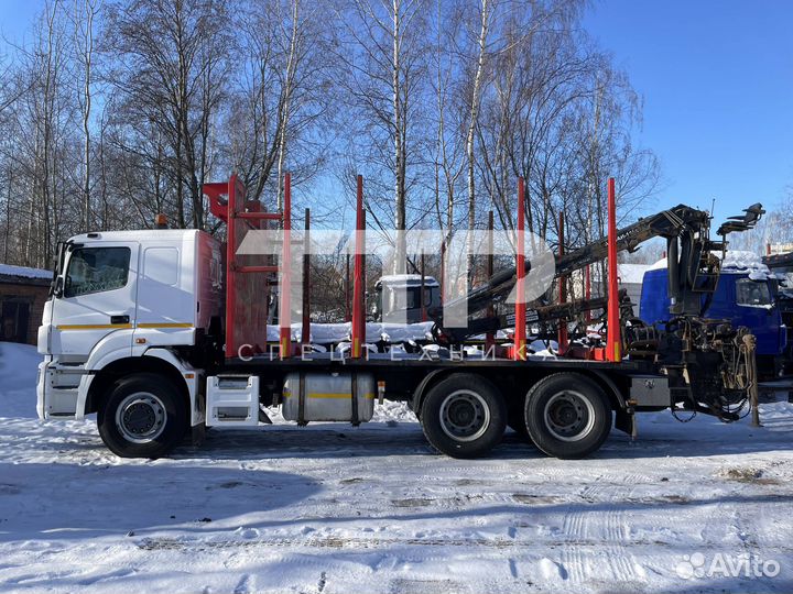 Лесовоз (сортиментовоз) КАМАЗ 6580 с КМУ Майман, 2019