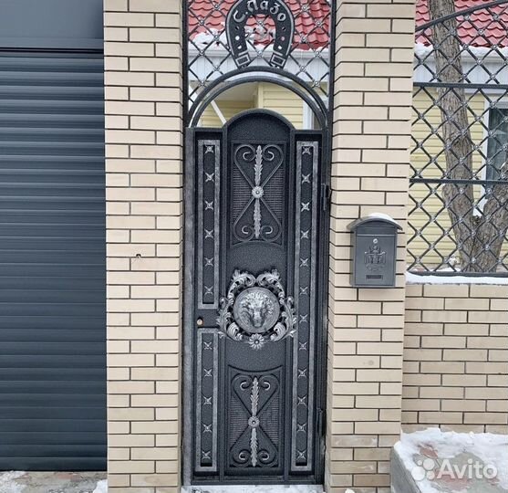Кованые ворота под ключ