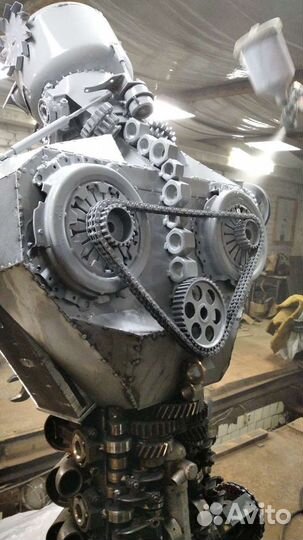 Робот Виталик;робот;статуя;автосервис;сервис;шином