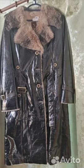 Женская кожаная дубленка