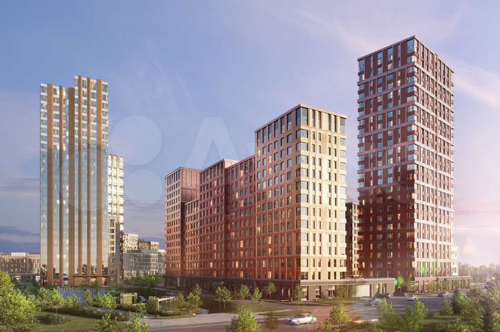 1-к. квартира, 45,9 м², 7/25 эт.