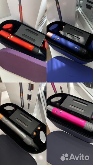 Стайлер dyson airwrap complete long Orange Topaz