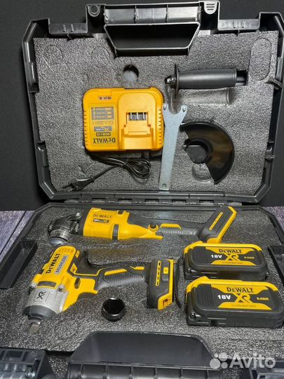 Набор Dewalt 2в1 Гайковерт+ушм