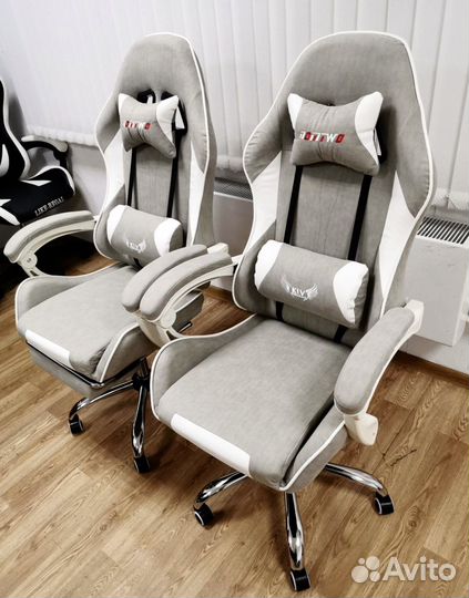 Компьютерное кресло из ткани