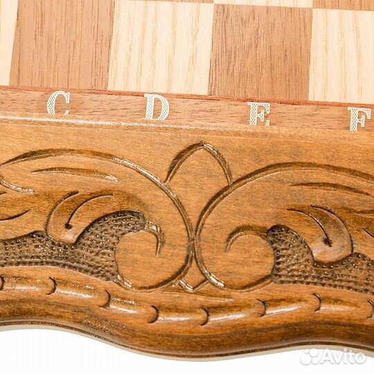 Шахматы резные в ларце 40, Haleyan 63100