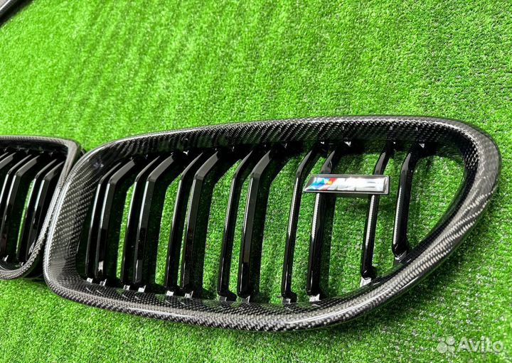 Решетки радиатора Двойные Карбон BMW F12 F13 F06
