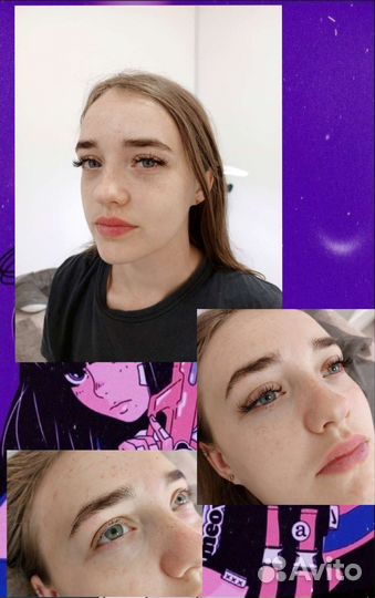 Модель на наращивание ресниц