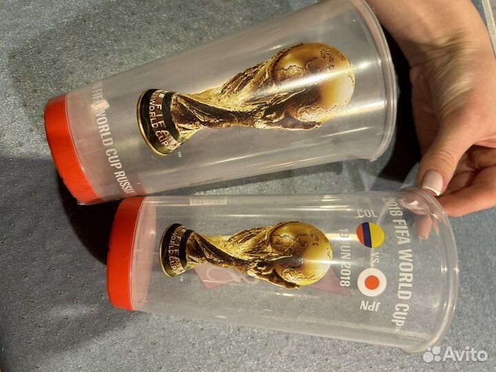 Стакан Fifa 2018 world cup Bud с подсветкой