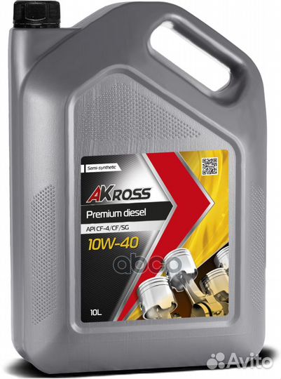 Akross premium diеsel 10W-40 CF-4/CF/SG Масло м