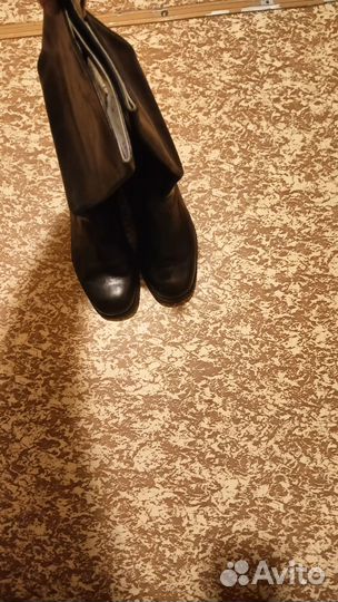 Сапоги хромовые кожа р.40