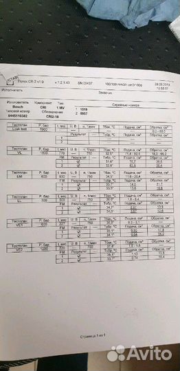 Топливные форсунки 0 445 110 382 BMW