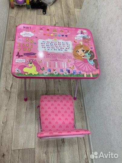 Детский стол и стул складной