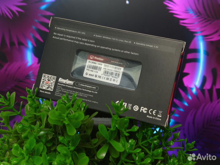 SSD жесткий диск M.2 nvme PCI-E 128гб GB (Новый)