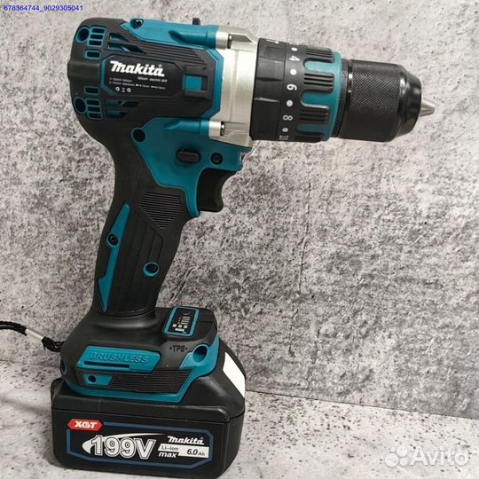 Шуруповерт аккумуляторный Makita 60нм бесщеточный