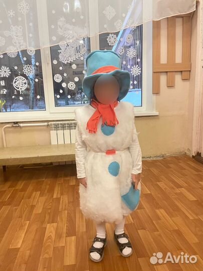 Новогодний костюм Снеговика
