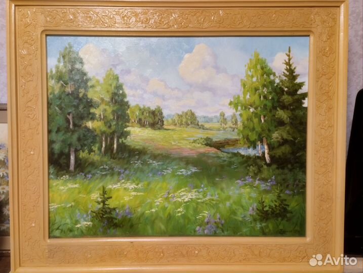 Картина маслом на холсте большая