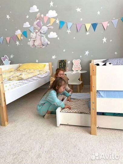 Детская кровать двухярусная