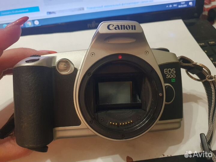 Пленочный зеркальный фотоаппарат Сanon Eos 500n