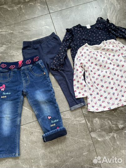 Пакет вещей на девочку 86-92
