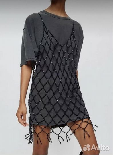 Платье-майка из бисера