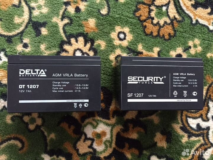 Аккумулятор delta 1207