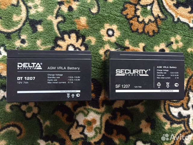 Аккумулятор delta 1207