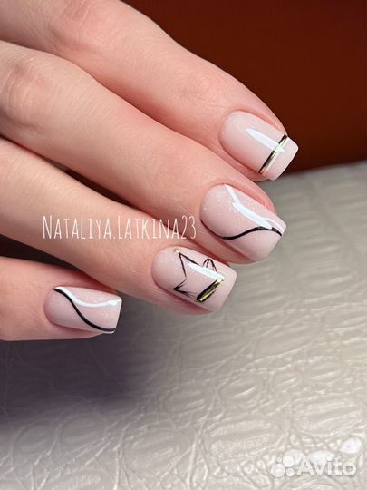 Наращивание, укрепление, педикюр