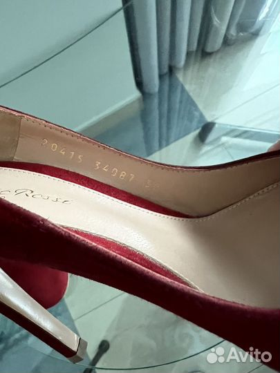 Туфли Gianvito rossi 38 красные оригинал