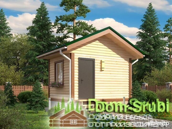 Карабаново. Хорошая надёжная Баня из бруса Б-1 3х4