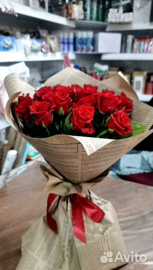 Букет роз 21 роза с доставкой