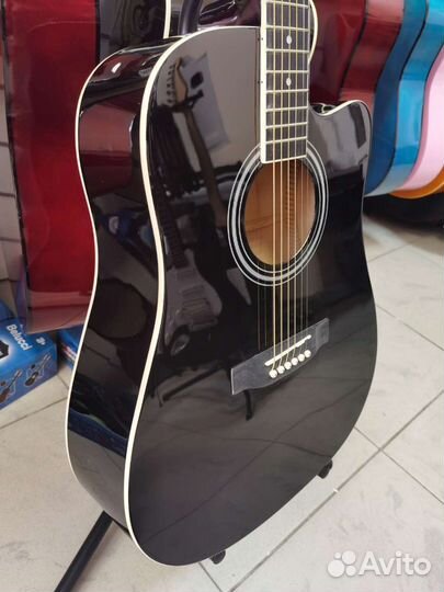 Гитара акустическая caravan music HS-4111BK в нал