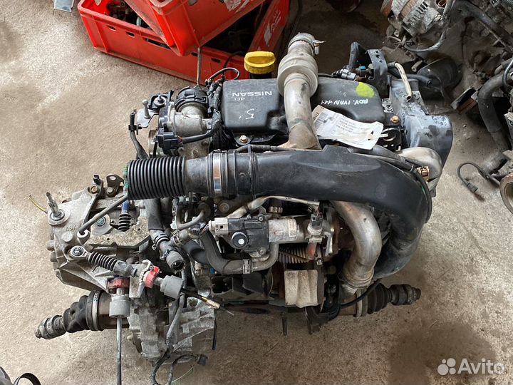 Nissan qashqai 2 двигатель 1,5 DCI K9K