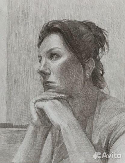 Портреты карандашом, мягкими материалами