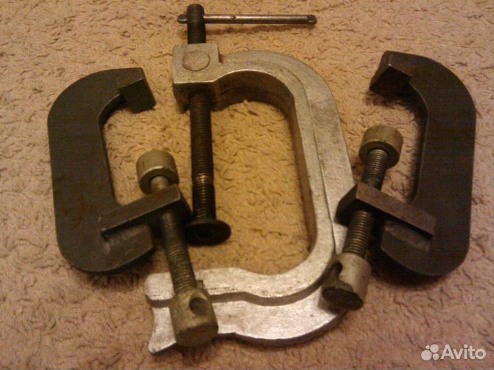 Три усиленные струбцины из эпохи СССР